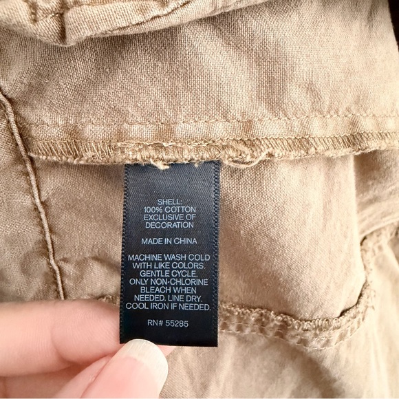 Express Tan Jacket with Black Patch - Picture 9 of 15